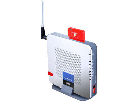 Linksys WRT54G3G 4-Port 10/100 Wireless-G Router plus 3G Modem